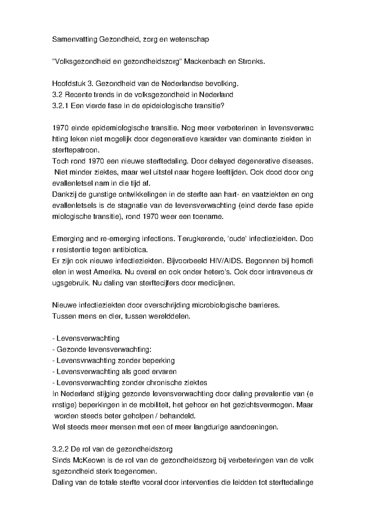 mackenbach volksgezondheid en gezondheidszorg