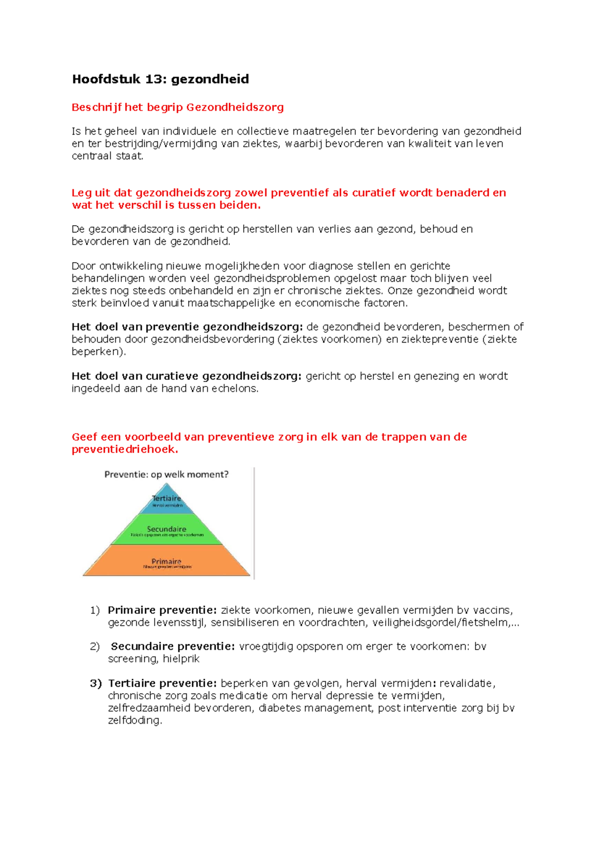 primaire preventie voorbeelden
